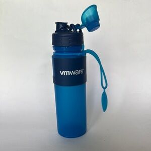 VMWARE Tumbler Healthy Life Platinum Silicone PBA Free Blue Flexible EUC